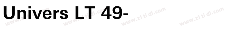Univers LT 49字体转换 Univers LT 49字体转换